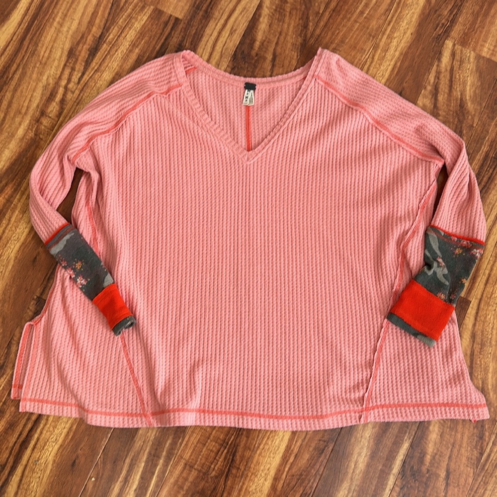 Free People Long Sleeve Top size medium